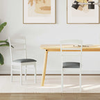 Eetkamerstoel 2 Pcs En Licht Massief Rubberhout