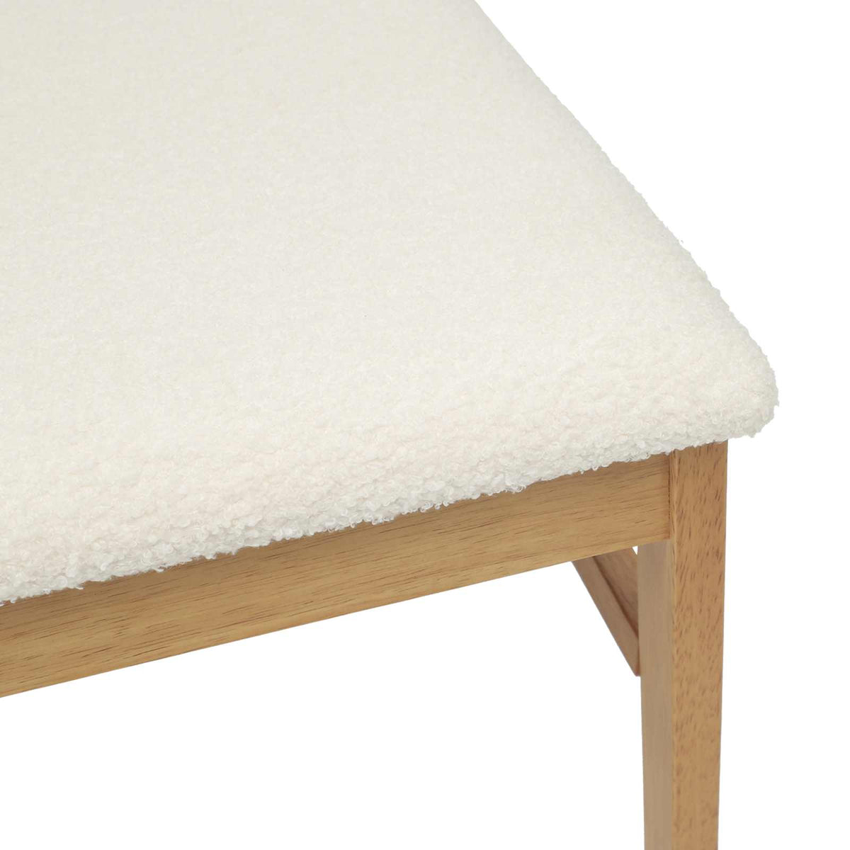 Eetkamerstoel 2 Pcs En Licht Massief Rubberhout