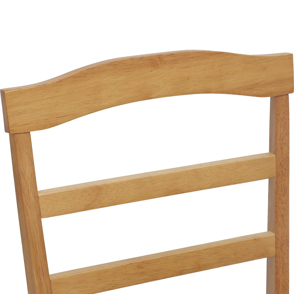 Eetkamerstoel 2 Pcs En Licht Massief Rubberhout